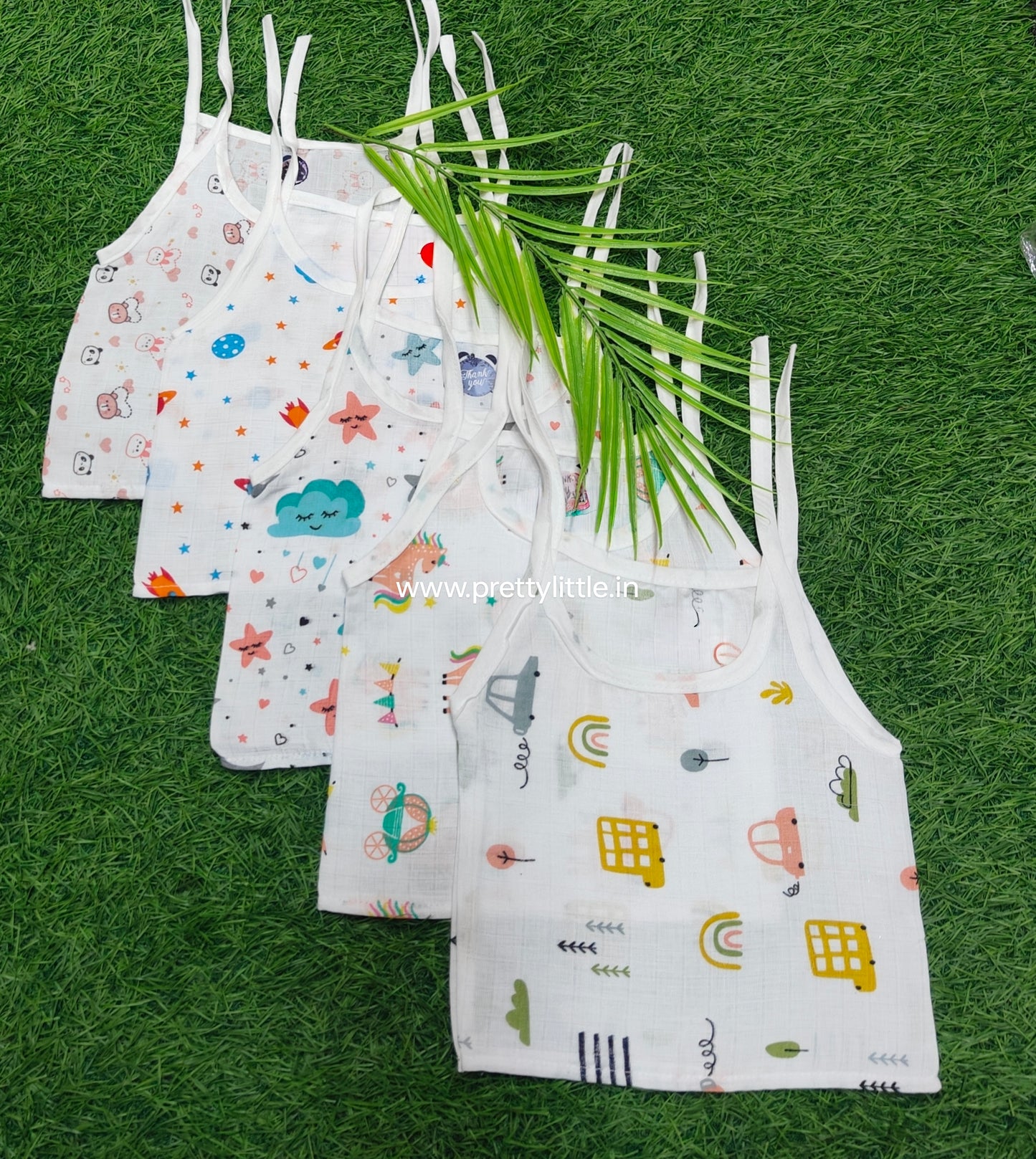 Combo Pack of Muslin top knot Jablas for Babies ( best 5 dispatched)