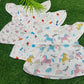 Butterfly muslin cute frock combo pack (0-6m)