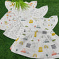 Butterfly muslin cute frock combo pack (0-6m)