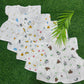 (Any 5) Combo Pack of Muslin soft Frocks for Babies