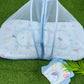 Little dreams Premium Baby Combo – Mosquito Bed,Carry Bed & Feeding Pillow (Assorted Prints)