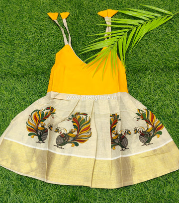 Kerala Model Frock for Baby Girls (0-8 Months) (Best 1 dispatched)