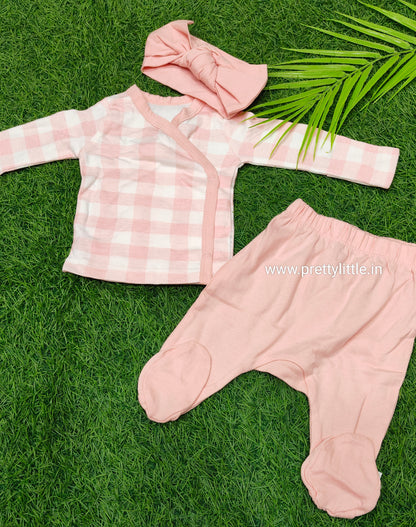 Snug & Stylish: Premium Kimono Baby premium  wear (0–6 Months)