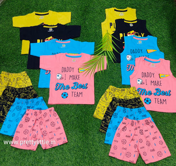 Summer Cool Co-ords – Breezy, Comfy & Adorably Stylish!" (Pack of 8)