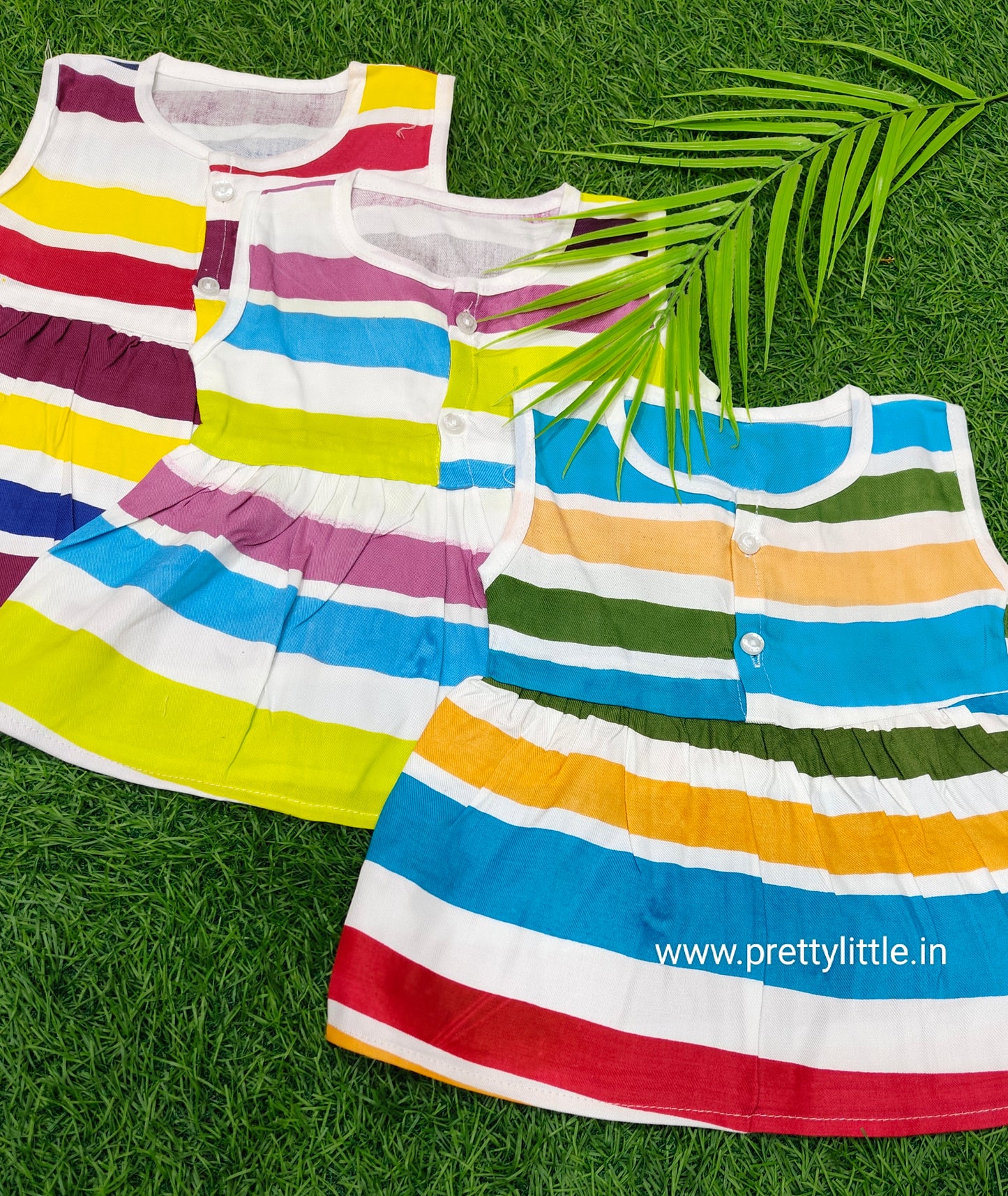 Infant Line Frock Combo Pack (Set of any 3)