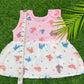 Muslin color cotton frock combo pack (best 5 dispatched)(0-6M)