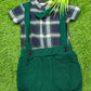 Stylish Dungri Baby Outfit with Suspenders, Bow Tie