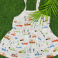 (Any 5) Combo Pack of Muslin soft Top knot Frocks for Babies