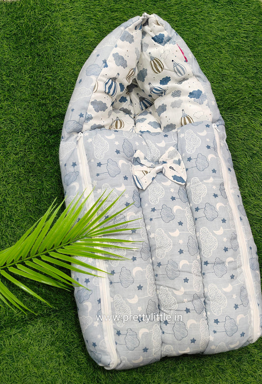 Muslin Premium Soft Travel Carry Bed (Big Size) (best one dispatched)