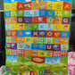 Colorful Animal-Themed Baby Play Mat & Height Chart – Soft, Washable, 100 cm Measurement