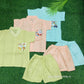 Budget-Friendly Muslin Sets – Stay Cool, Stay Cute!  (0-1 year standard size) ( Best 3 dispatched)