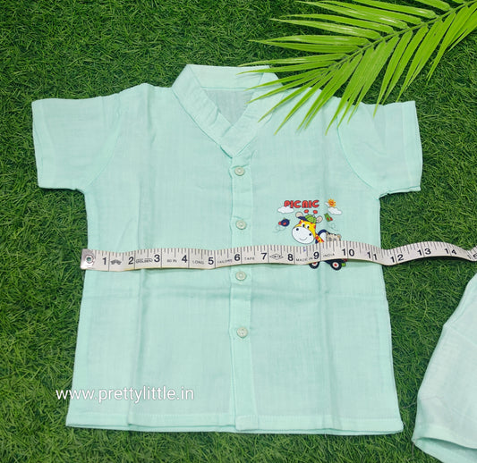 Budget-Friendly Muslin Sets – Stay Cool, Stay Cute!  (0-1 year standard size) ( Best 3 dispatched)
