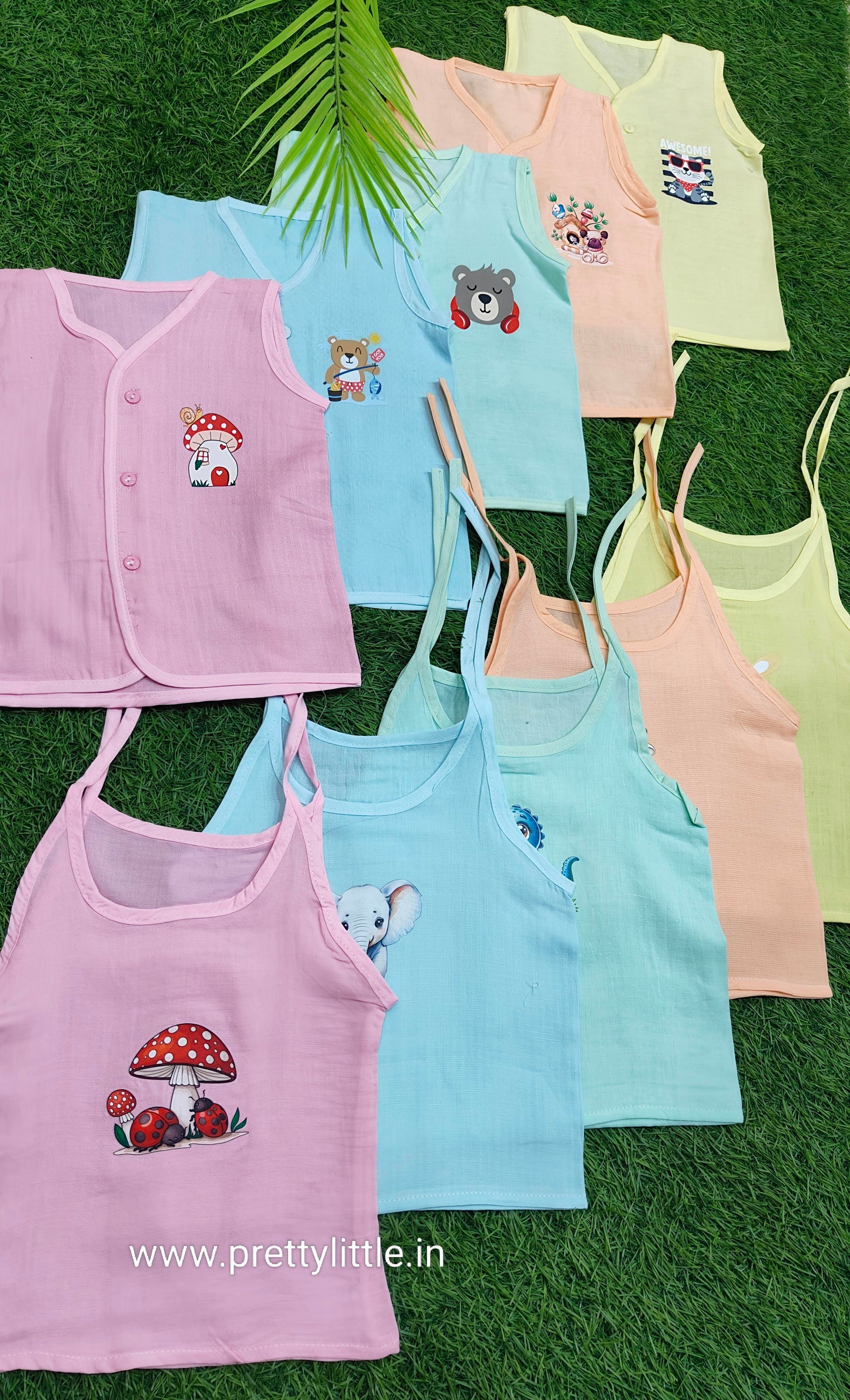 Combo Pack of color Muslin Jablas for Babies ( best 10 dispatched)