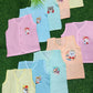 Combo Pack of color Muslin Jablas for Babies ( best 10 dispatched) (0-8M)