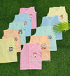 Combo Pack of color Muslin Jablas for Babies ( best 10 dispatched) (0-8M)