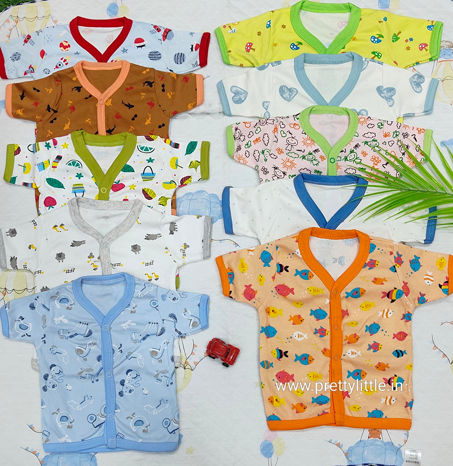 Baby Cotton Jabla Multi-Pack – 10 Comfortable & Colorful Pieces