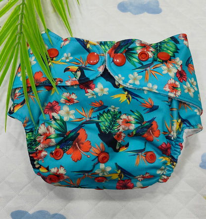 Reusable Cloth Diaper with Insert