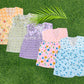 Pack of 10 Front-Button Cotton Frocks for Baby Girls (0-6 Months)