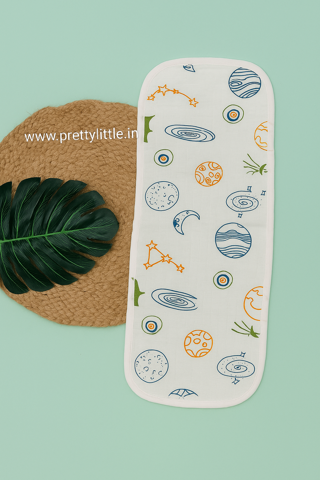 Soft Muslin Burp Cloth – 100% Cotton | Ultra-Absorbent & Gentle on Baby’s Skin