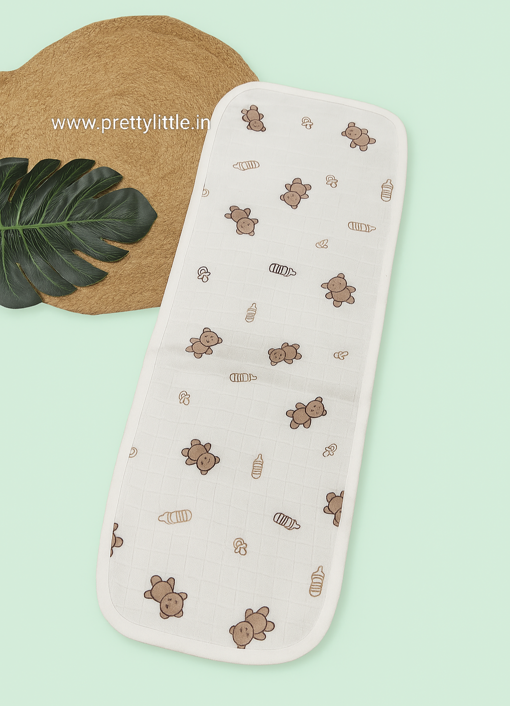 Soft Muslin Burp Cloth – 100% Cotton | Ultra-Absorbent & Gentle on Baby’s Skin