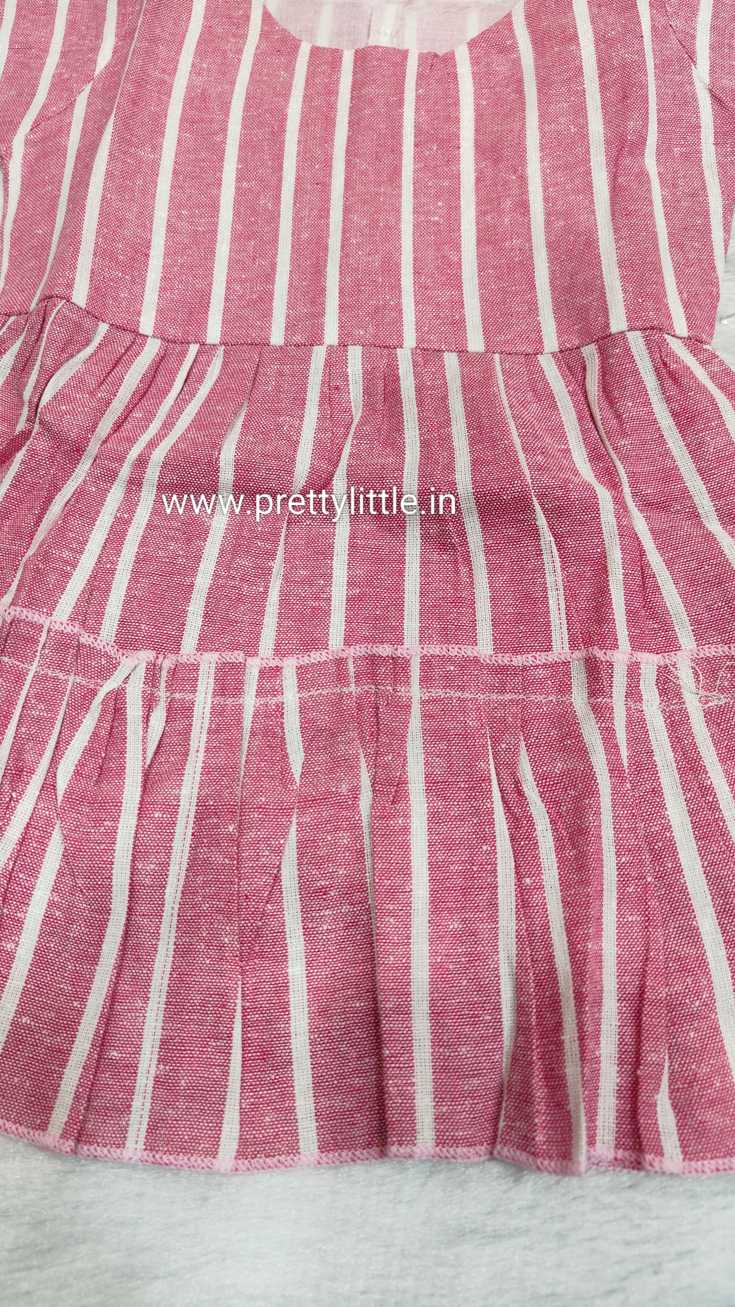 Budget Striped summer Cotton Frock – Stylish & Comfortable (best 1 dispatched)