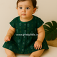 Pretty Little cutest Muslin Baby Frock | 0–2 Years | Soft & Breathable