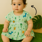 Pretty Little cutest Muslin Baby Frock | 0–2 Years | Soft & Breathable