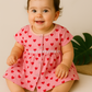 Pretty Little cutest Muslin Baby Frock | 0–2 Years | Soft & Breathable