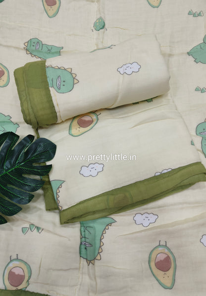 Soft 6-Layer color Muslin Blanket(110*110cm)