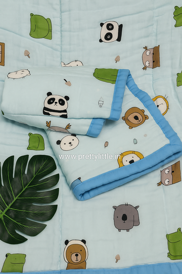 Soft 6-Layer color Muslin Blanket(110*110cm) (best 1 dispatch)