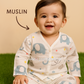 Premium Muslin full hand with pant set (0-1 yr standard size)( best one dispatched)
