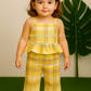 Coral Kiss Comfy & Cute Baby Girl Summer Set | Muslin Cotton Co-Ord