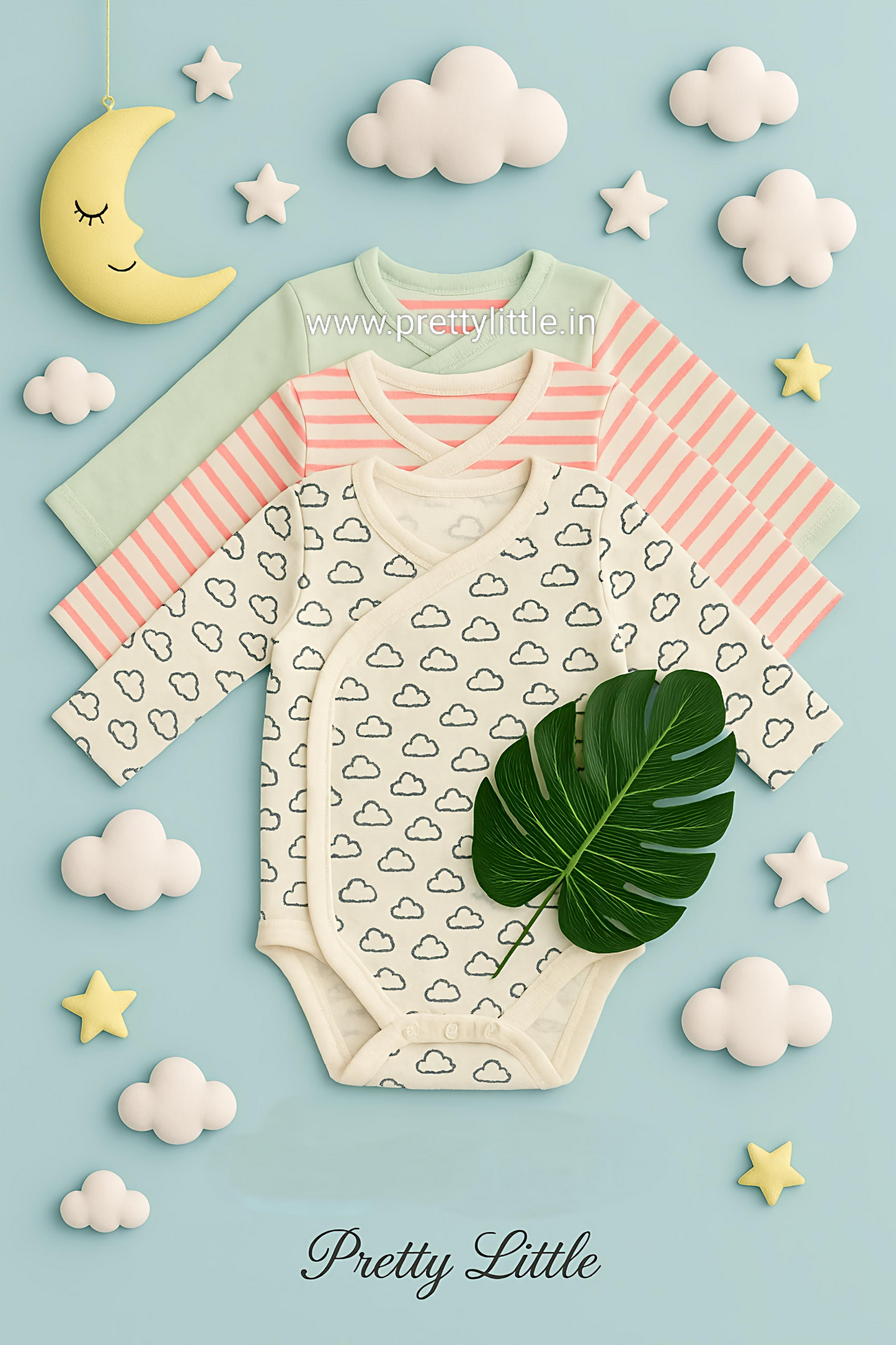 Pack of 3 Cute Rompers (Best 3 dispatched)