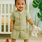 Combo Premium Muslin hand jabla with trouser set ( best 3 dispatched) (standard size 6 to 15 month)