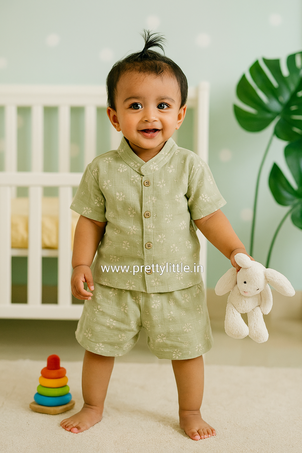 Muslin co-ord Sets – Stay Cool, Stay Cute!  (0-1 year standard size) ( Best 3 dispatched)
