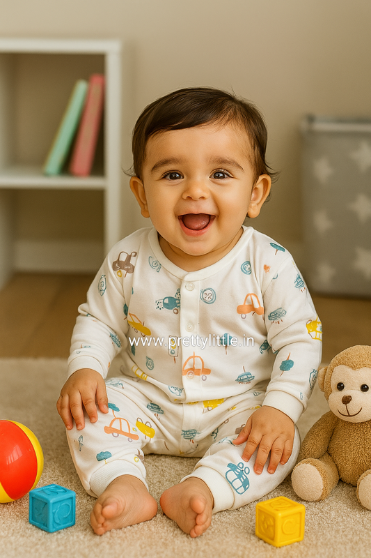Soft Cotton Baby Night Suit –Moonbeam Cuddles (best 1 dispatched)