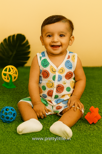 Premium Muslin jabla with trouser half set ( pack of 3) ( best combo dispatched)