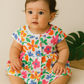 Pretty Little cutest Muslin Baby Frock | 0–2 Years | Soft & Breathable