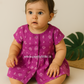 Pretty Little cutest Muslin Baby Frock | 0–2 Years | Soft & Breathable