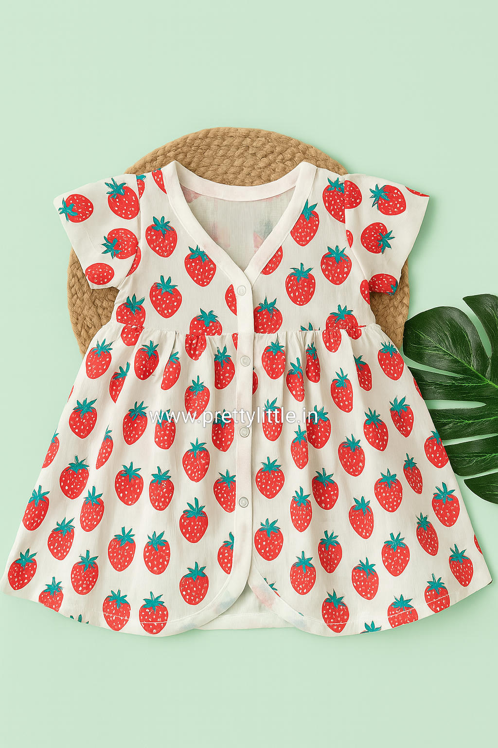 (Any 5) Combo Pack of Muslin soft Frocks for Babies upto 18 Month