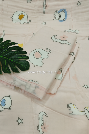 Soft 6-Layer color Muslin Blanket(110*110cm) (Best one dispatched)