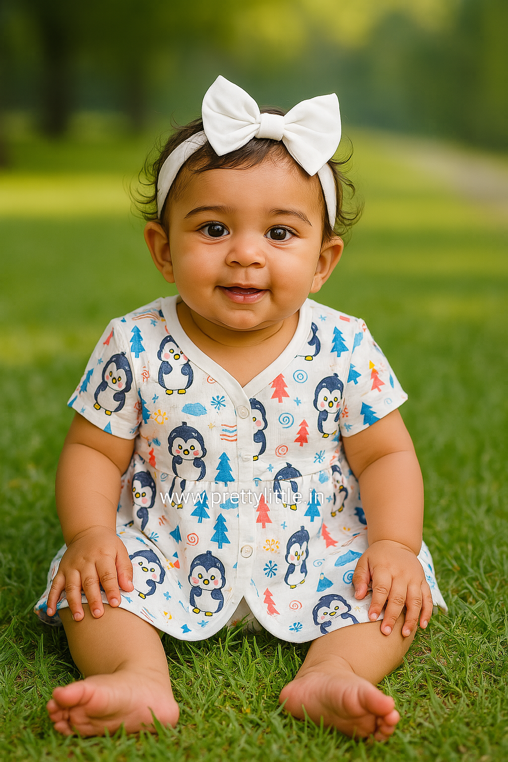 (Any 5) Combo Pack of Muslin soft Frocks for Babies upto 18 Month