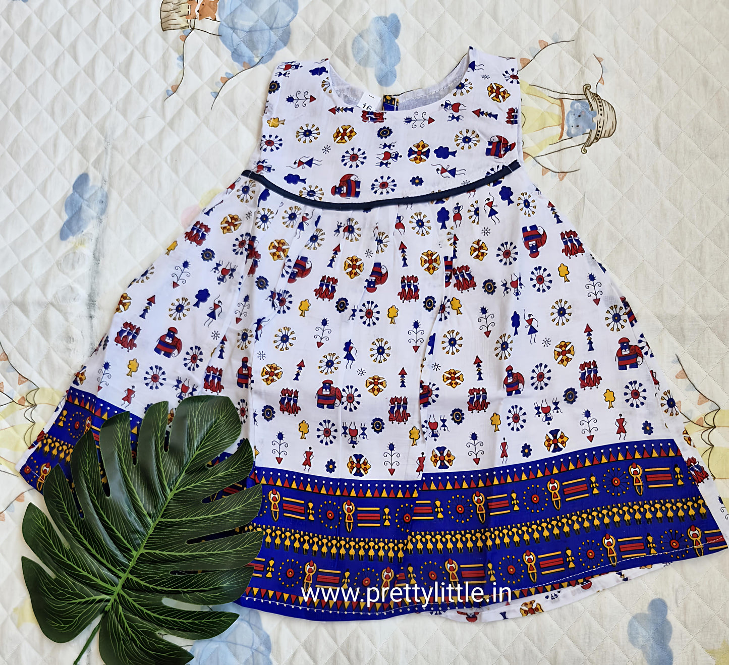 Budget  Cotton kalamkari Frock – Stylish & Comfortable (best 1 dispatched)