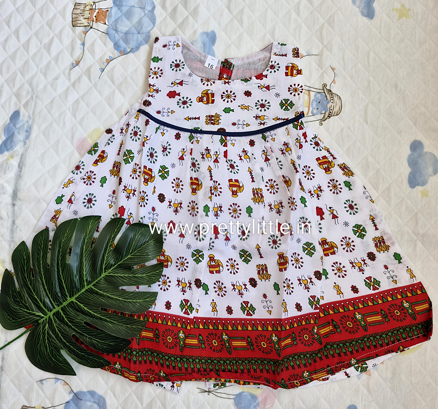 Budget  Cotton kalamkari Frock – Stylish & Comfortable (best 1 dispatched)