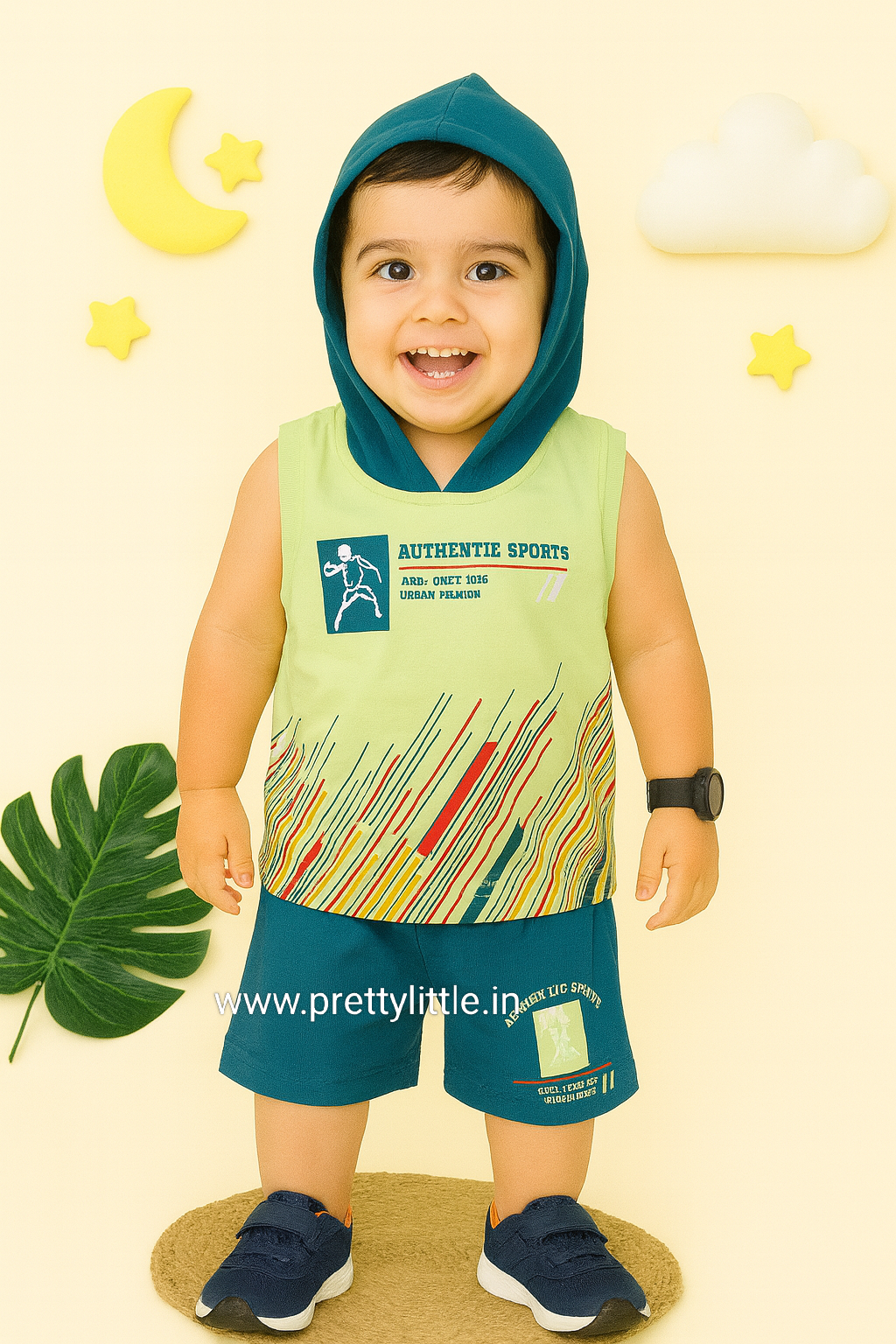 Comfy Cotton Hooded Daily Set – 0-2 Years just 170/- (best 1 dispatched)