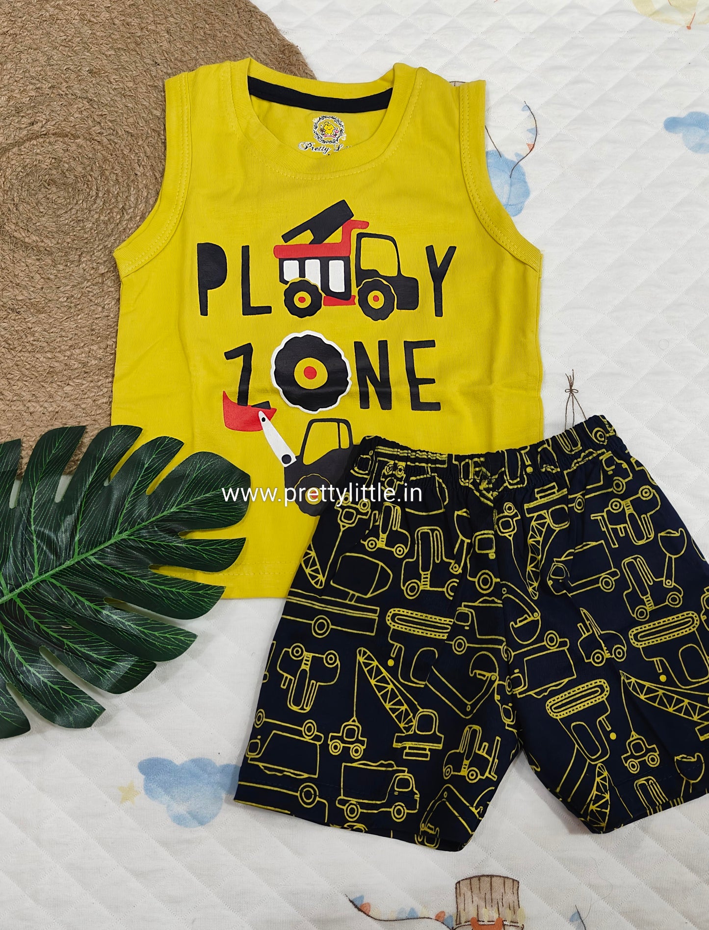 Any one Sleeveless Set for Boys | 0-2 Years |  Stay Cool, Stay Cute!
