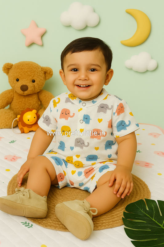 CloudSoft Muslin Co-ord Set – Ultra-Soft Baby Wear (0–3 Years)