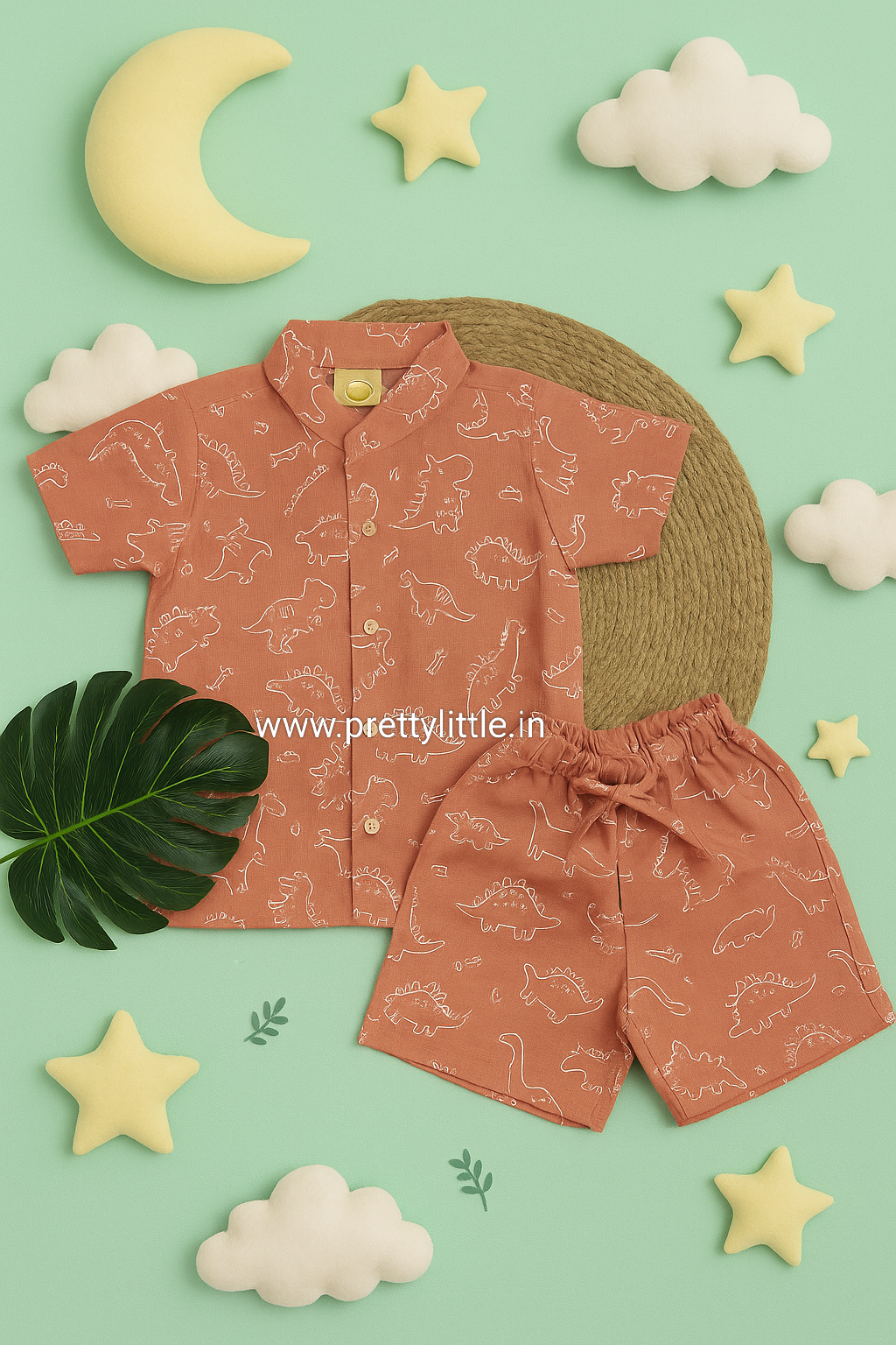 CloudSoft Muslin Co-ord Set – Ultra-Soft Baby Wear (0–3 Years)