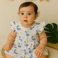 Pretty Little cloud  Muslin Baby Frock | 0–2 Years | Soft & Breathable