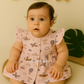 Pretty Little cloud  Muslin Baby Frock | 0–2 Years | Soft & Breathable